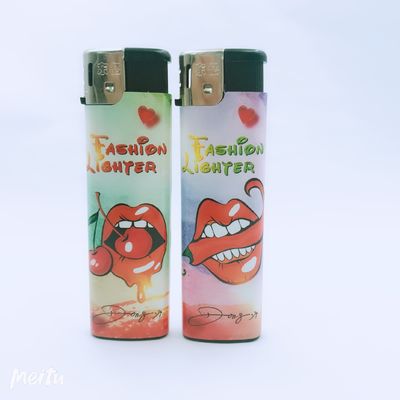 Accendino a gas con involucro in PVC personalizzato per bisogni ricaricabili e usa e getta