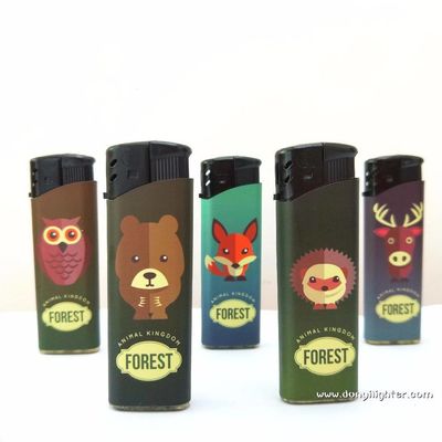 Disposable Custom Label Accendino per fumatori con Cool Dog Dongyi Disposable Custom Label