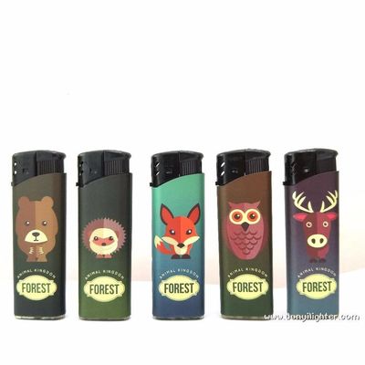 Disposable Custom Label Accendino per fumatori con Cool Dog Dongyi Disposable Custom Label