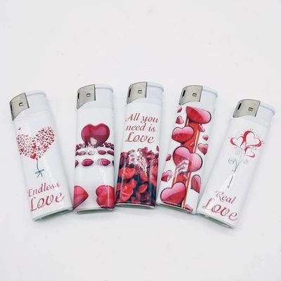 Accendino elettrico a gas ricaricabile in colore bianco per gli appassionati di moda
