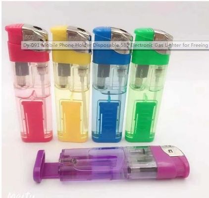 8.2*2.49*1.18 CM Disposable 588 Electronic Gas Cigarette Lighter per portatelefoni