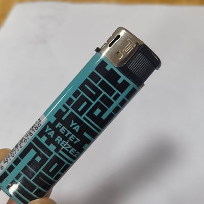 Lighter di plastica ISO9994 ricaricabile per fumatori elettronici