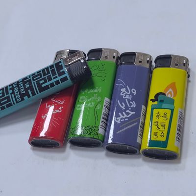 Lighter di plastica ISO9994 ricaricabile per fumatori elettronici
