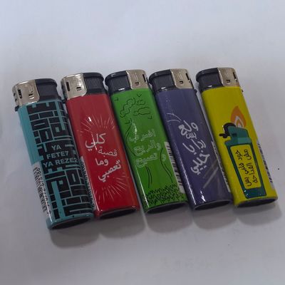 Lighter di plastica ISO9994 ricaricabile per fumatori elettronici
