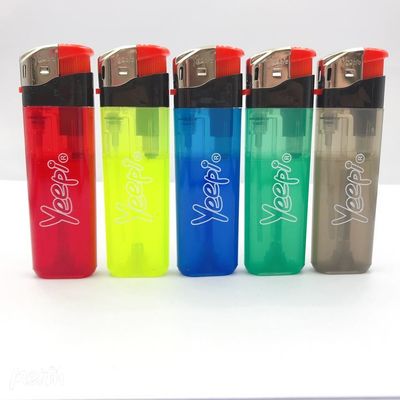 82.2*24.9*11.8mm Accendino personalizzabile con stampa del logo Disposable Rechargeable Design