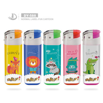 82.2*24.9*11.8mm Accendino personalizzabile con stampa del logo Disposable Rechargeable Design