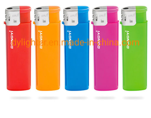 Accendino elettronico monouso a gas ricaricabile in cinque colori