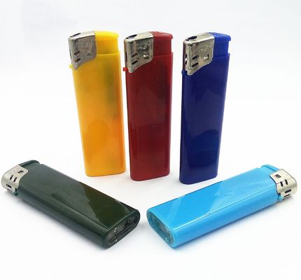Personalizzazione accenditore elettronica di plastica accenditore cinque colori gas