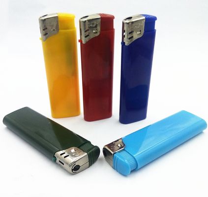 Personalizzazione accenditore elettronica di plastica accenditore cinque colori gas