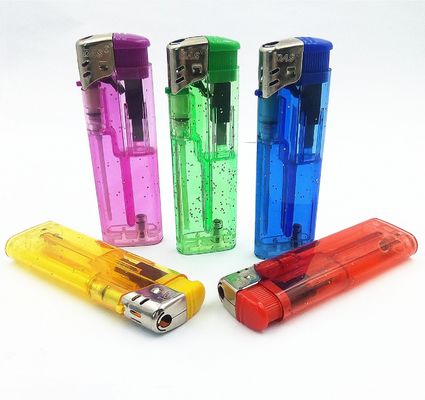 Personalizzazione accenditore elettronica di plastica accenditore cinque colori gas