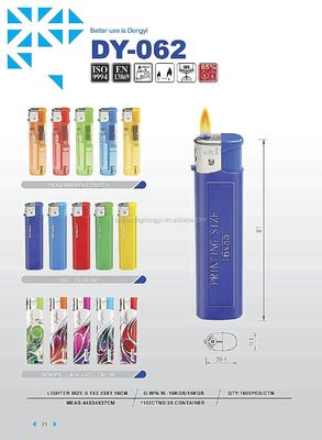 DY-062 Accendino a gas di plastica trasparente monouso