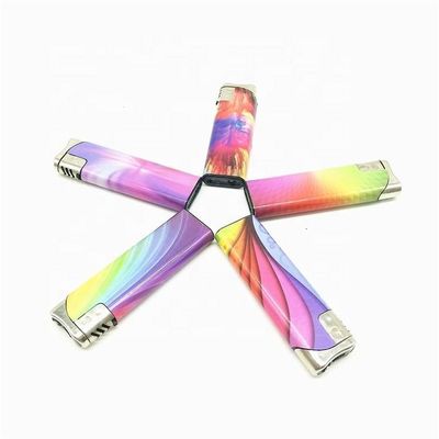 Torcia a getto di plastica regalo colorato personalizzato accendino di sigarette ricaricabile accendino elettrico