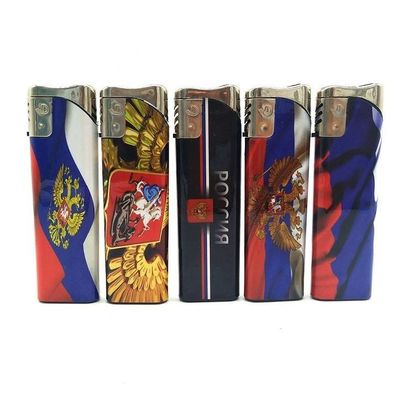 Torcia a getto di plastica regalo colorato personalizzato accendino di sigarette ricaricabile accendino elettrico