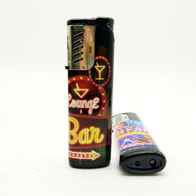 Moderno Sticker a prova di vento Flip Torch Flame Cigarette Fumare Accendino DY-F001