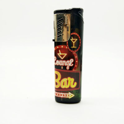Moderno Sticker a prova di vento Flip Torch Flame Cigarette Fumare Accendino DY-F001