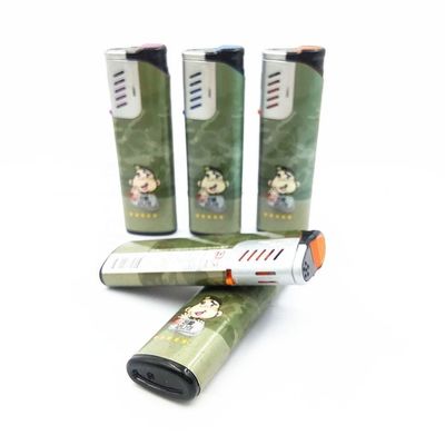 EUR Accendino elettrico a prova di vento standard con logo personalizzato Modello NO. DY-F001