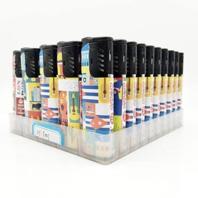 EUR Accendino elettrico a prova di vento standard con logo personalizzato Modello NO. DY-F001