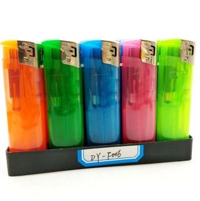Dongyi Cool Sport Style accendino di butano in plastica a prova di vento per fumatori e OEM