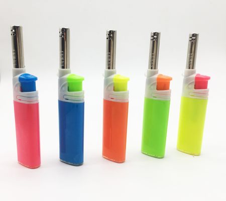 Caminetto accendino a gas per cucina elettronico a colori solidi con modello N.O. DY-B002