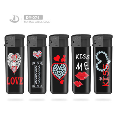 Imballaggio personalizzato Etichetta normale UK Logo Accendino elettrico 8.2*2.49*1.0 cm