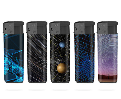 Ricaricabile Acciaio elettrico per cucina Luciere Animali Case personalizzate in metallo Luciere video Metal Windproof