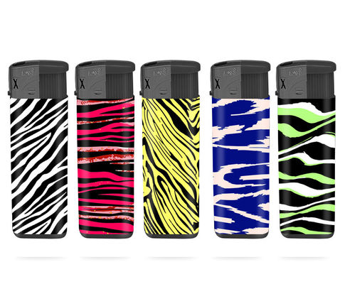 Ricaricabile Acciaio elettrico per cucina Luciere Animali Case personalizzate in metallo Luciere video Metal Windproof