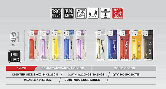 Dy-039 Lampada a LED Cinque colori Uomini Prime S Style Accenditore elettronico
