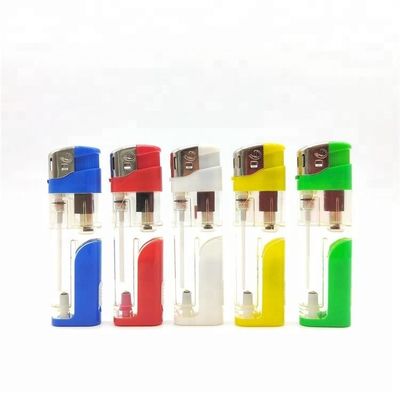 Cinque colori di plastica colorata LED Cakmak ricaricabile accendino elettronico a gas
