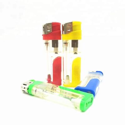 Cinque colori di plastica colorata LED Cakmak ricaricabile accendino elettronico a gas