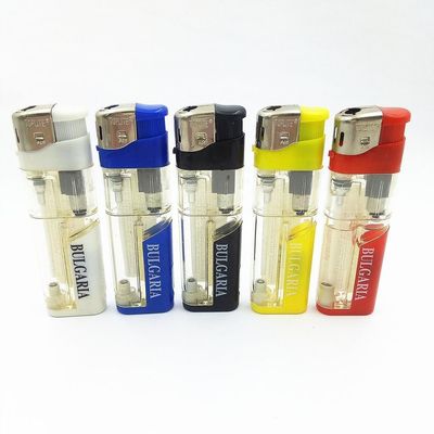 Personalizzazione accendino elettronico con LED e 8.22 * 2.49 * 1.18 cm