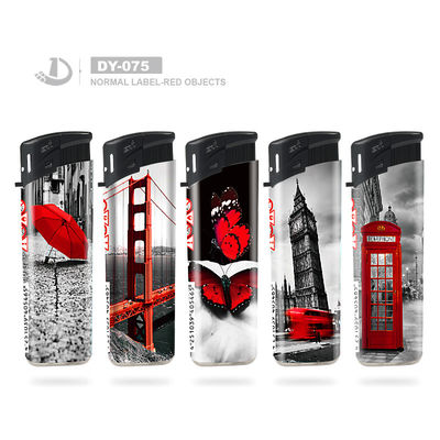 Richiesta personalizzata Cigaretta a scarica Butterfly Gas Lighter per la comodità quotidiana