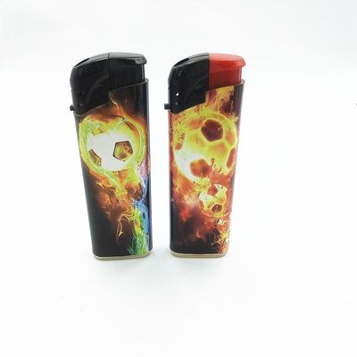 Accendino elettrico in plastica accendino da fumo usa e getta/riempiebile accendino da fumo standard EUR ISO9994 Torcia