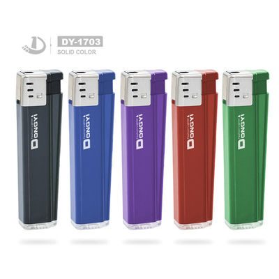 8.1*2.24*8.1CM Personalizzabile Dy-1703 Cinque colori Unico accenditore di plastica