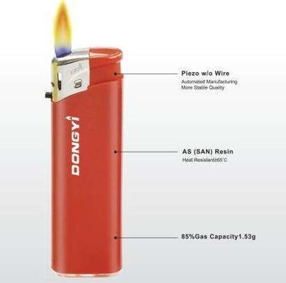 Accenditore elettronico di gas di moda con garanzia DY-075 8.11*2.45*1.15 CM