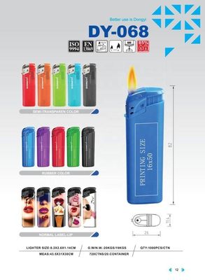 DY-068 Encenderore EU Standard Electronic Rechargeable Butane Lighter