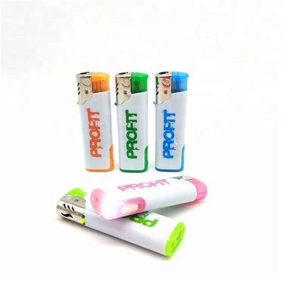 Richiesta personalizzata accenditore a vento monouso elettronico con LED dalla personalizzazione
