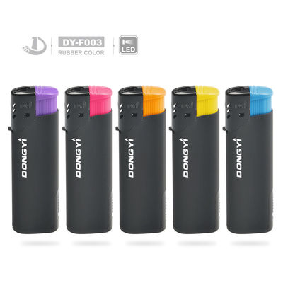 Colorato Dy-F003 luce a LED resistente al vento elettronica accenditore personalizzazione di plastica