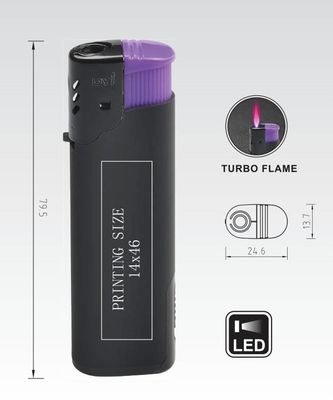Regalato per uomo Dy-F003 Lampada elettronica a LED ricaricabile Lampada a gas a prova di vento Personalizzazione