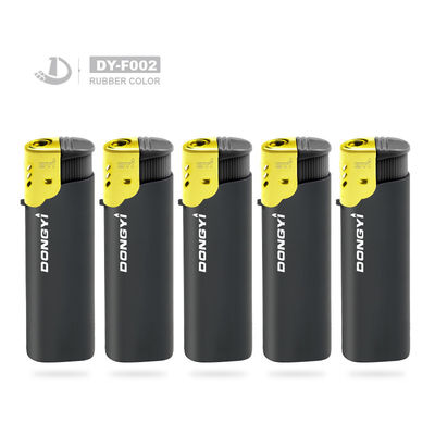 Lighter nero a prova di vento personalizzato 2022 Disposable Electronic