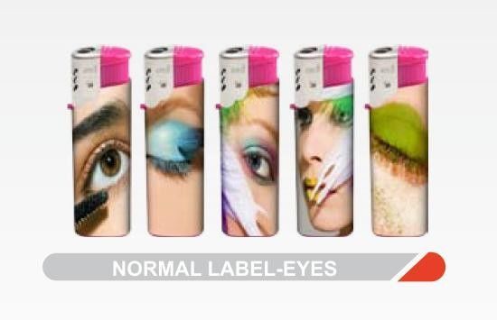 Accendino elettronico personalizzato personalizzato ricaricabile per la promozione del marketing aziendale
