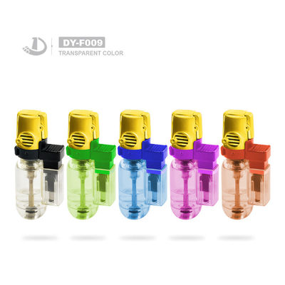 Accendino di sigarette a gas unico in plastica con cinque colori DY-F009