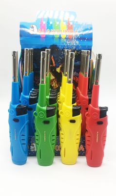 18.5*2.02*4.09cm Cucina ricaricabile Gas Butano elettrico accendino da barbecue Facile da ricaricare