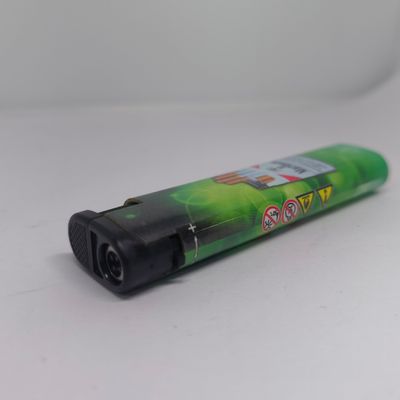 Richiesta personalizzata Windproof Stile Jet Blu Flame Novità accendini a gas a Dongyi