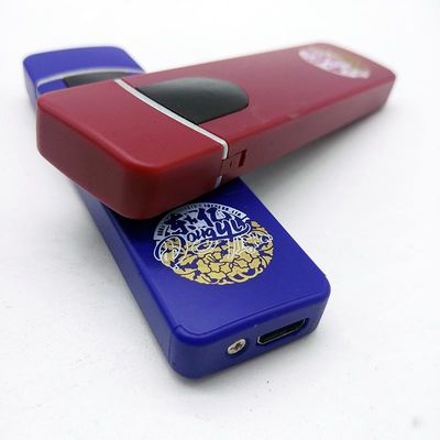Impronta digitale attivata USB accenditore ricaricabile USB01 Logo personalizzato 8.2*2.3*0.95 cm