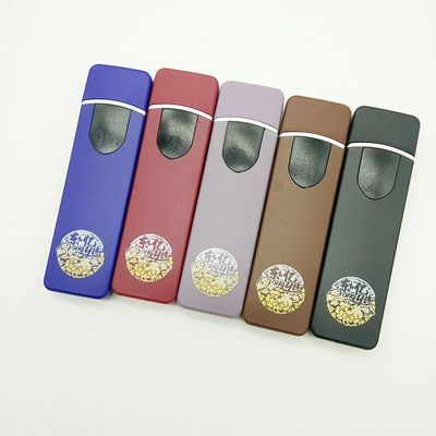 Impronta digitale attivata USB accenditore ricaricabile USB01 Logo personalizzato 8.2*2.3*0.95 cm