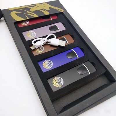 Accenditore elettronico ad induzione di impronte digitali con bobina di calore USB ricaricabile personalizzata