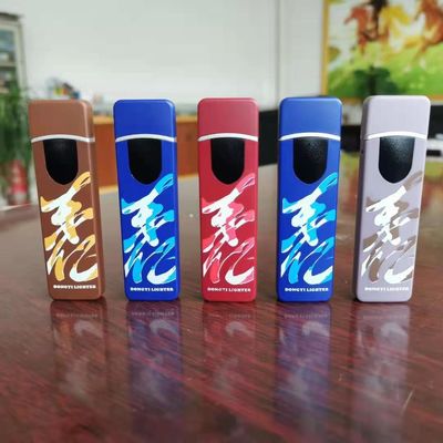 Accenditore elettronico ad induzione di impronte digitali con bobina di calore USB ricaricabile personalizzata
