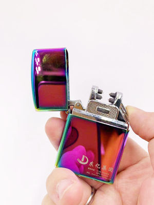 Metal USB doppio arco di ricarica impermeabile accenditore elettronico di sigarette in cinque colori