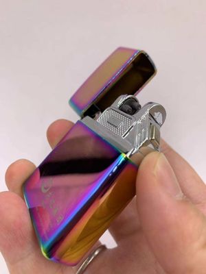 Metal USB doppio arco di ricarica impermeabile accenditore elettronico di sigarette in cinque colori