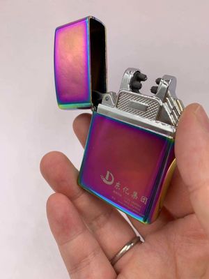 Metal USB doppio arco di ricarica impermeabile accenditore elettronico di sigarette in cinque colori